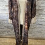 Kimono en crêpe de soie imprimée